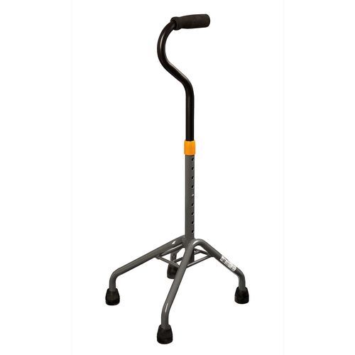 Walking stick with offset handle - 2001 - Ossenberg - quadripod / height-adjustable