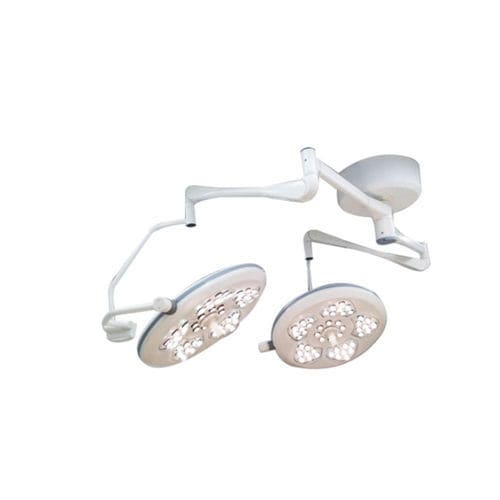 Ceiling-mounted surgical light - WYLED5/5 - Shanghai Weyuan Medical Device - LED / 2-arm / 93