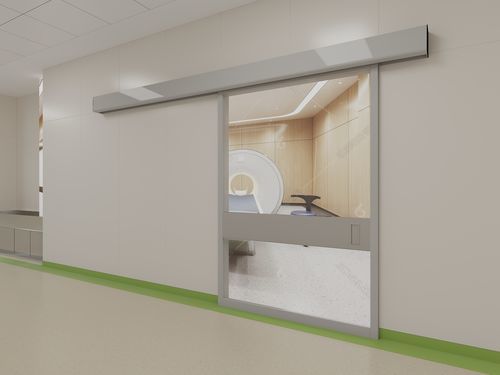 Hospital door - 01 - Shenzhen Kenid Medical Devices - operating room / sliding / glass