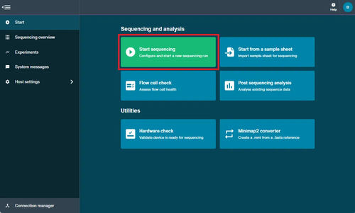 Sequencing software - MinKNOW - Oxford Nanopore Technologies - for NGS sequencing / for genomics / data management
