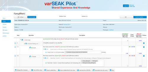 Analysis software - varSEAK - JSI medical systems - import / for molecular biology / server