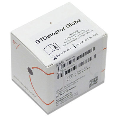 Research test kit - GTDetector Globe - Genetek Biopharma - for forensic applications / blood / saliva