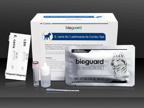Rapid infectious disease test - Bioguard corporation - for canines / Ehrlichia / Leishmania