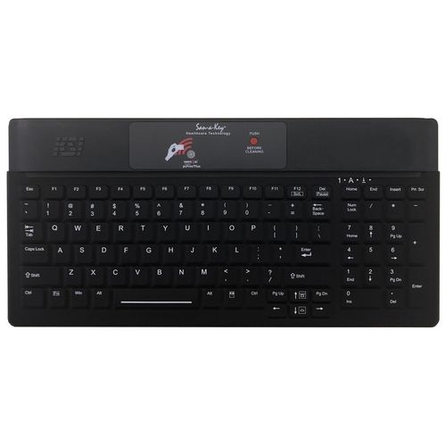 Medical keyboard with numeric keypad - KSI-1802R SX HCB-16 - Key Source International - multifactor authentication / with endpoint security / with international layout