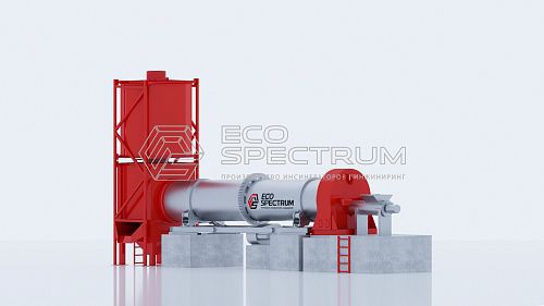 Thermal incinerator - HURIKAN 1000 R - Eco-Spectrum LLC - for laboratory waste / for animal waste / for medical waste