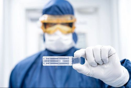 Microfluidic cartridge for biomedical applications - Endosafe&reg; Trillium&trade; rCR - Charles River Laboratories - for laboratory / single use