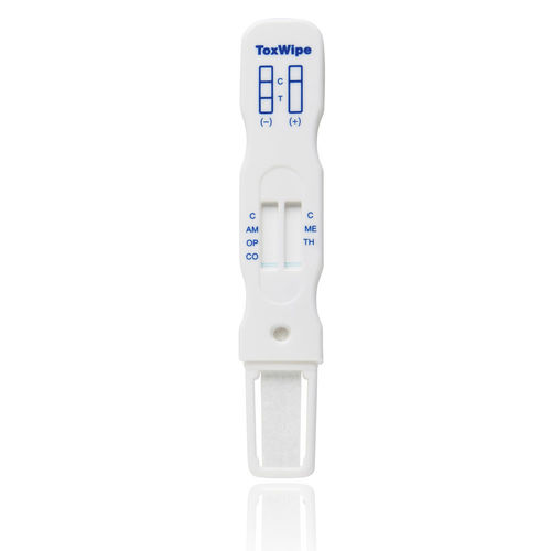 Abused drug rapid screening test - ToxWipe™ 5+ - Oranoxis - for marijuana / for amphetamines / for cocaïne