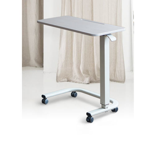 Overbed table with multimedia terminal - ENT-1018C - Enigma Care - manually operated