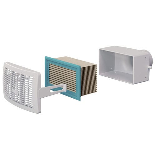 Antibacterial filter - InLine - TBH® GmbH - antiviral / pleated / micro glass fiber