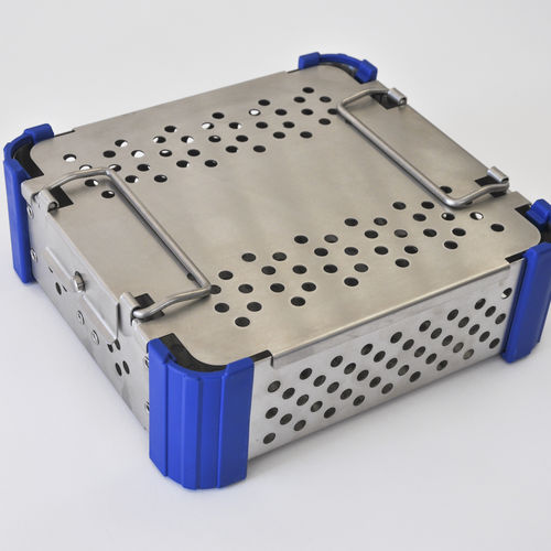 Dental instrument sterilization basket STD SHORT 75 ALFAPLEX for