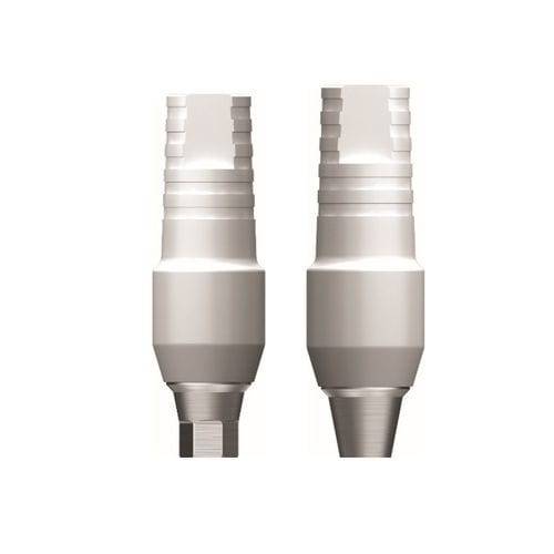 Titanium implant abutment - Quick  - Osstem Implant France - internal hexagon / external / straight