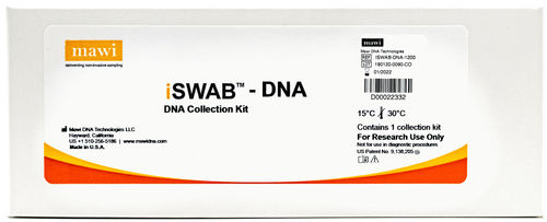 DNA collection kit - ISWAB-DNA-1200 - Mawi DNA Technologies