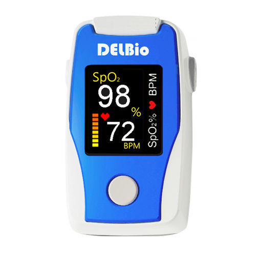 Fingertip pulse oximeter - DB18 - DELBio - compact / medical / battery-powered
