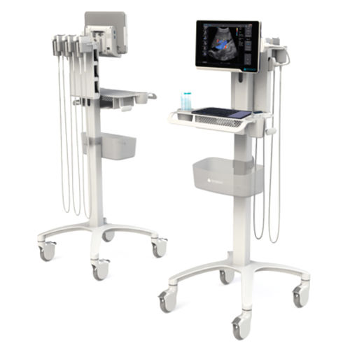 Portable, with trolley ultrasound system - uSmart3200T NexGen - DELBio - for emergency medicine ultrasound imaging / for anesthetic and intensive care ultrasound imaging / B/W