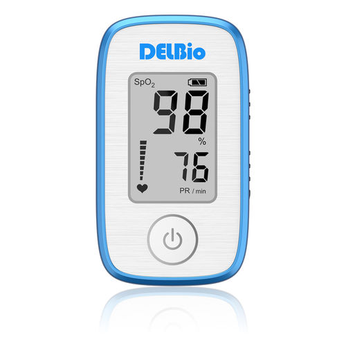 Fingertip pulse oximeter - DB12 - DELBio - compact / medical / battery-powered