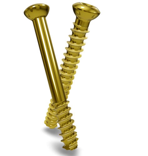 Small bone fragment compression bone screw - CBS 3.5 mm - Astrolabe - tarsal joint / metatarsal bone / metacarpal joint