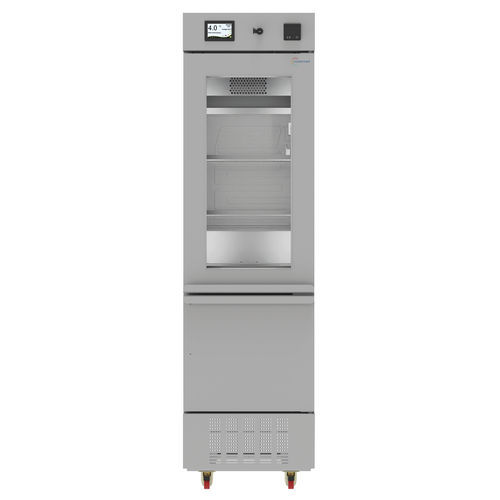 Laboratory freezer - M300ASI - CoolerMed (Medical Refrigerator and Freezers) - cabinet / 2 doors / with glass door