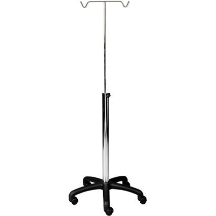 IV pole on casters - Avery - MEDITELLE - 2-hook / telescopic