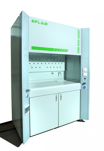 Laboratory fume hood - EFLAB - floor-standing / stainless steel / acid-resistant