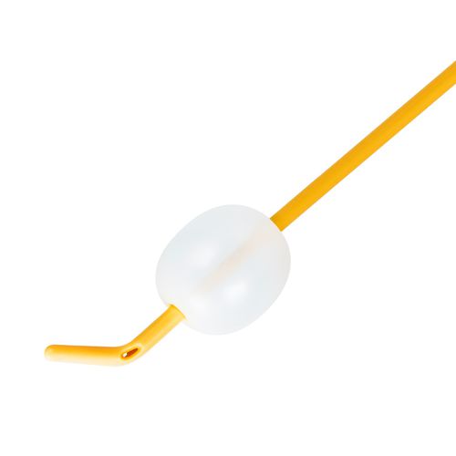 Urine drainage catheter - F01A0 series - Well Lead Medical - vesical / Tiemann tip / double-lumen