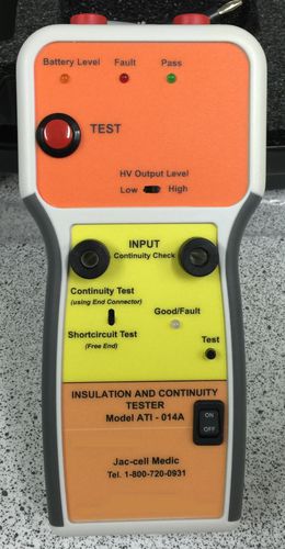 Electrical insulation tester - ATI series - jac-cell Medic - continuity / for medical devices / hand-held