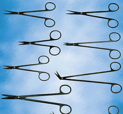 Surgical micro scissors - jac-cell Medic - dissection / cutting / coated blade