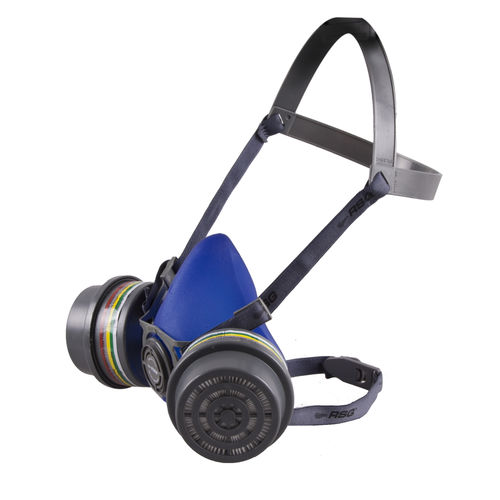 Polyethylene respirator - 200  - RSG Safety - with changeable filters / double-filter / half-mask