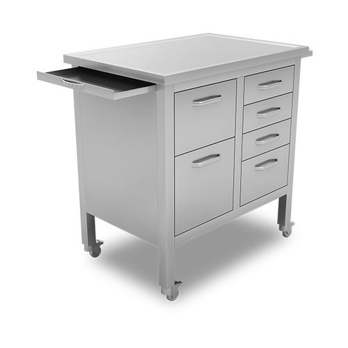 Medical trolley - EMPERO GROUP - medicine / medicine distribution / stainless steel