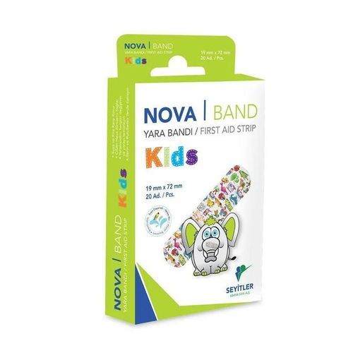 Polyethylene wound dressing - Nova Band Kids - Seyitler - sterile / waterproof / hypoallergenic
