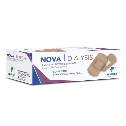 Polyethylene wound dressing - Nova  - Seyitler - sterile / hypoallergenic / absorbant