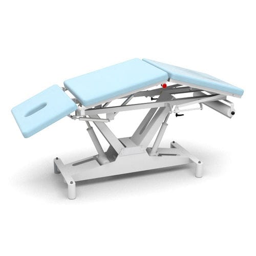 Electric massage table 3P ROA with tilting backrest / with