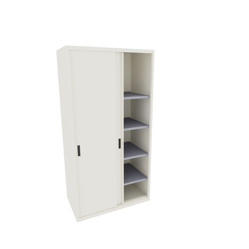 Cabinet with shelf - 58.750.110 - LISTA - with sliding door / 2 doors