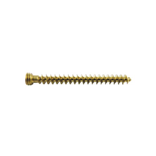 Small bone fragment compression bone screw - 2152-40 series - Zimed Medical - metallic / locking / cancellous