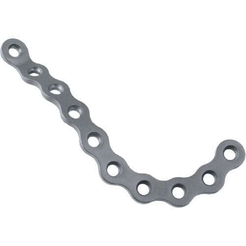 Small bone fragment compression plate - 9612 series - Zimed Medical - locking / metallic