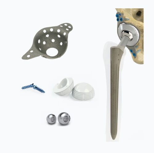 Revision hip prosthesis - Zimed Medical - cementless