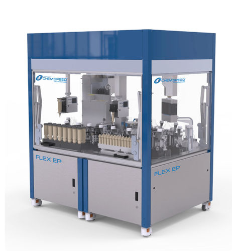 Fully automated sample preparation system - FLEX EP - Chemspeed Technologies AG - for the pharmaceutical industry / floor-standing
