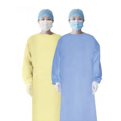 Clinix Health Disposable Isolation Gowns NonSurgical Gown 35 GSM  Level  2 Gown  KP Pharma