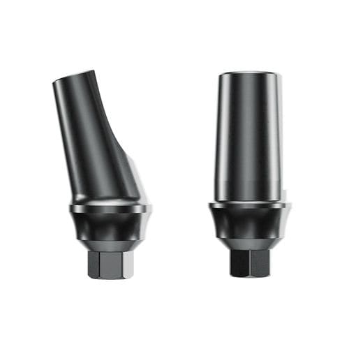 Titanium implant abutment - ABUTMENTS AND PROSTHETICS - NSI srl - internal hexagon / straight / angled