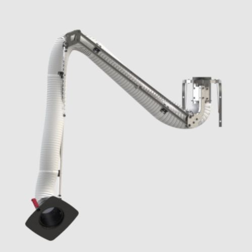 Extraction arm for the pharmaceutical industry - FLEX-J - Airbravo - for polluant / flexible
