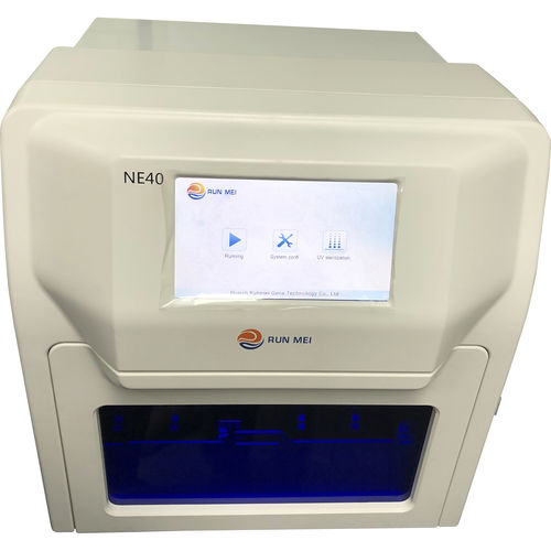 Clinical diagnostic nucleic acid extractor - NE40 - HUNAN RUNMEI GENE TECHNOLOGY CO.,LTD - with touchscreen