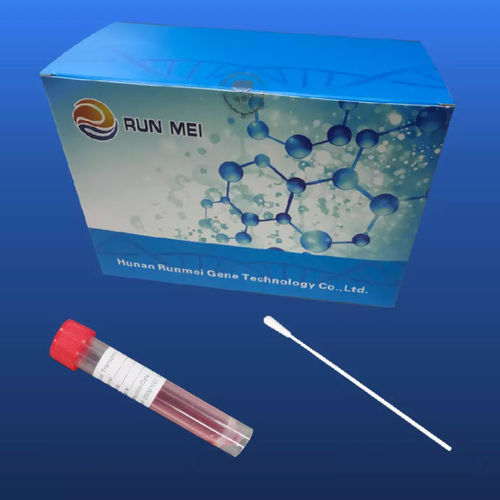 Laboratory sample tube - 3822009000 - HUNAN RUNMEI GENE TECHNOLOGY CO.,LTD - with flat-bottom / nasopharyngeal / nasal