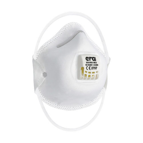 FFP2 respirator mask - 6210 V NR D - Global Solutions - with exhalation valve / white / medical