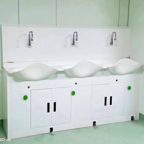Medical sink - LHH-16(2)-01 - Shenzhen Seacrown Electromechanical - 3-station
