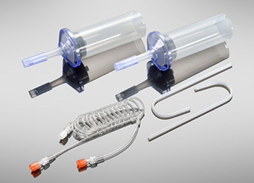 Contrast media syringe - C01-042-10 - Shenzhen Seacrown Electromechanical - 200 ml / disposable / sterile