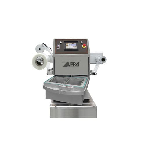 Semi-automatic tray sealer - FOODPACK ROTO ENERGY - Ilpra - rotary / compact