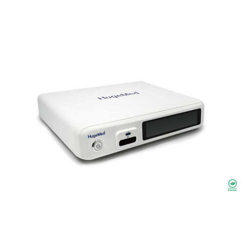 Endoscopy video processor - HUV-02 - HugeMed - with video monitor / with recorder / Full HD imaging