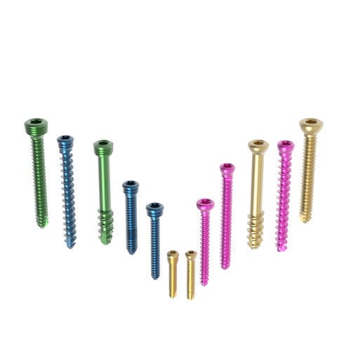 General purpose compression bone screw - Truemed Medical - titanium / non-locking / locking