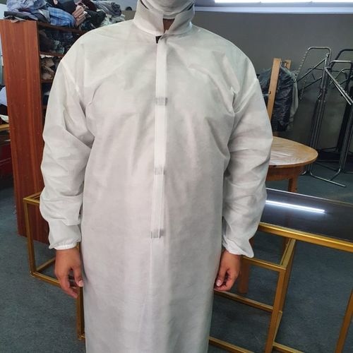 Unisex visitor gown - FVSurgical - disposable / non-woven / antimicrobial