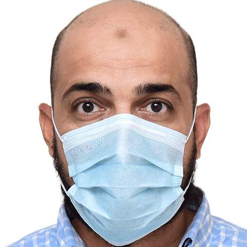 Adult surgical mask - FVSurgical - box of 50 / blue / disposable