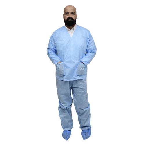 Unisex scrub uniform - FVSurgical - disposable / non-woven / anti-static